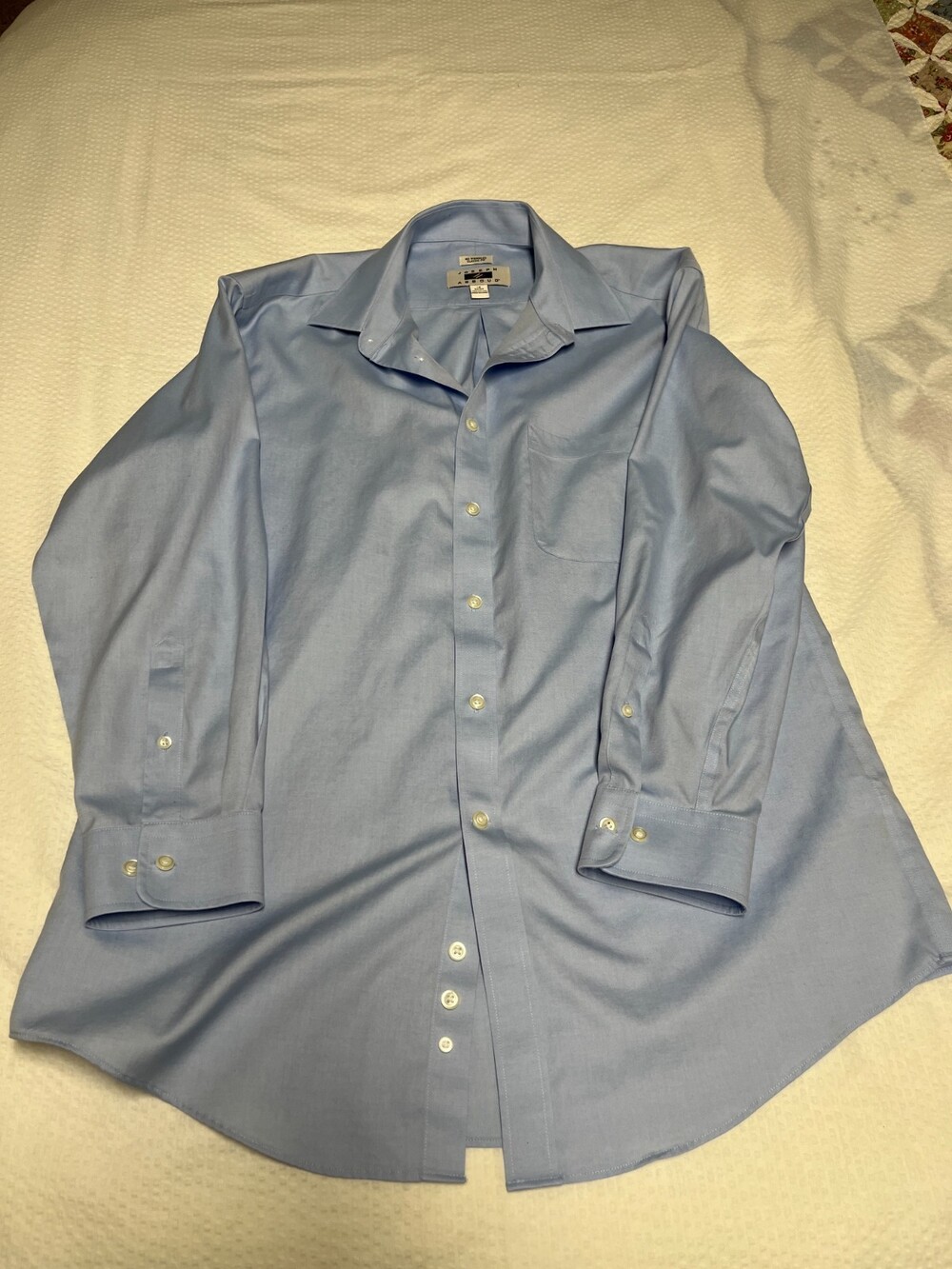 Joseph Abboud Men's Long Sleeve dress shirt 16-32/33 Light Blue